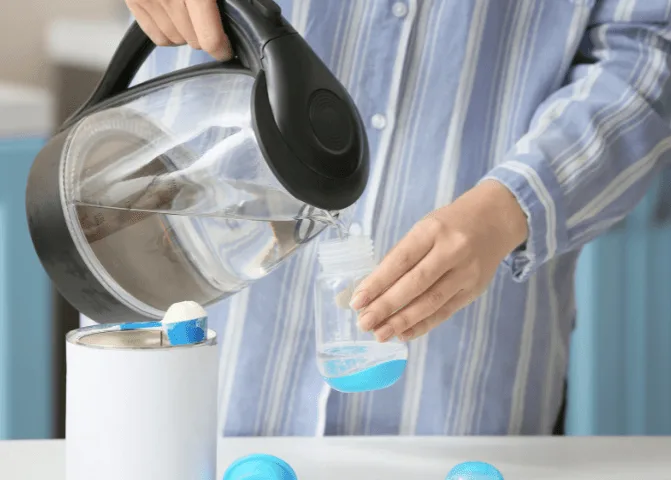 baby formula preparation